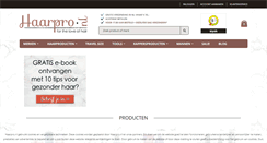 Desktop Screenshot of haarpro.nl
